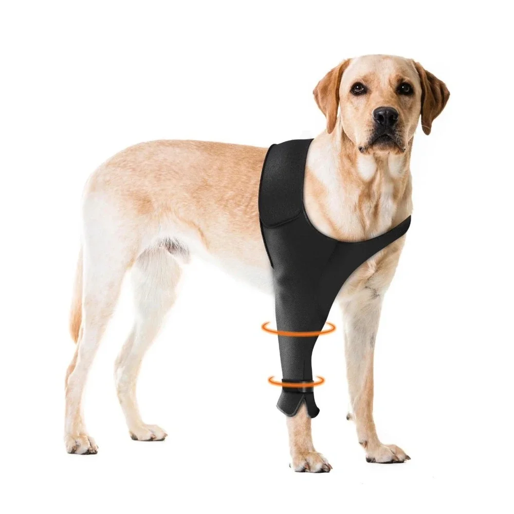 Dog Recovery Sleeve Front Right Leg Medium Elbow Protector Cone Alternative